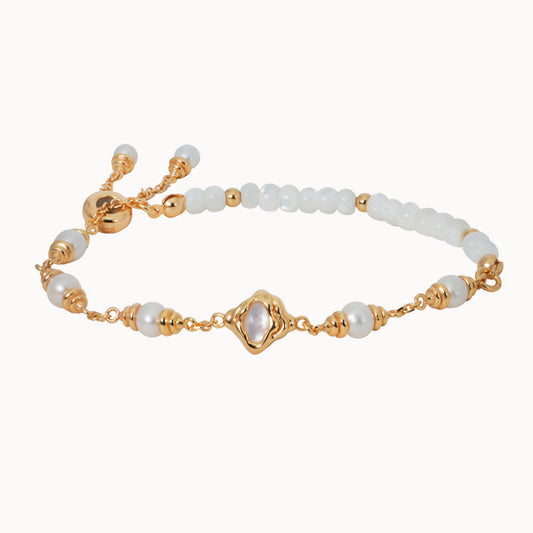 Belief Never Melts Meaningful Bracelet sterling silver plated with 18k gold